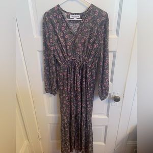 Emerson Fry India Collection block print maxi dress